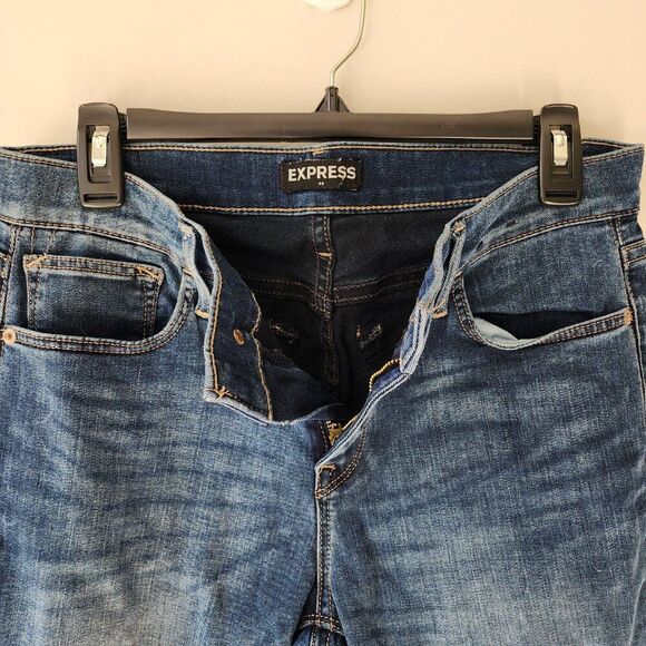 Express Skinny Mid Rise Jeans (8 SHORT) - Picture 5 of 7